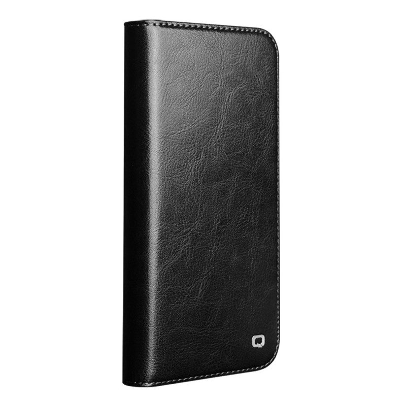 Folio-fodral iPhone 17 Telefonfodral Qialino Läderplånbok
