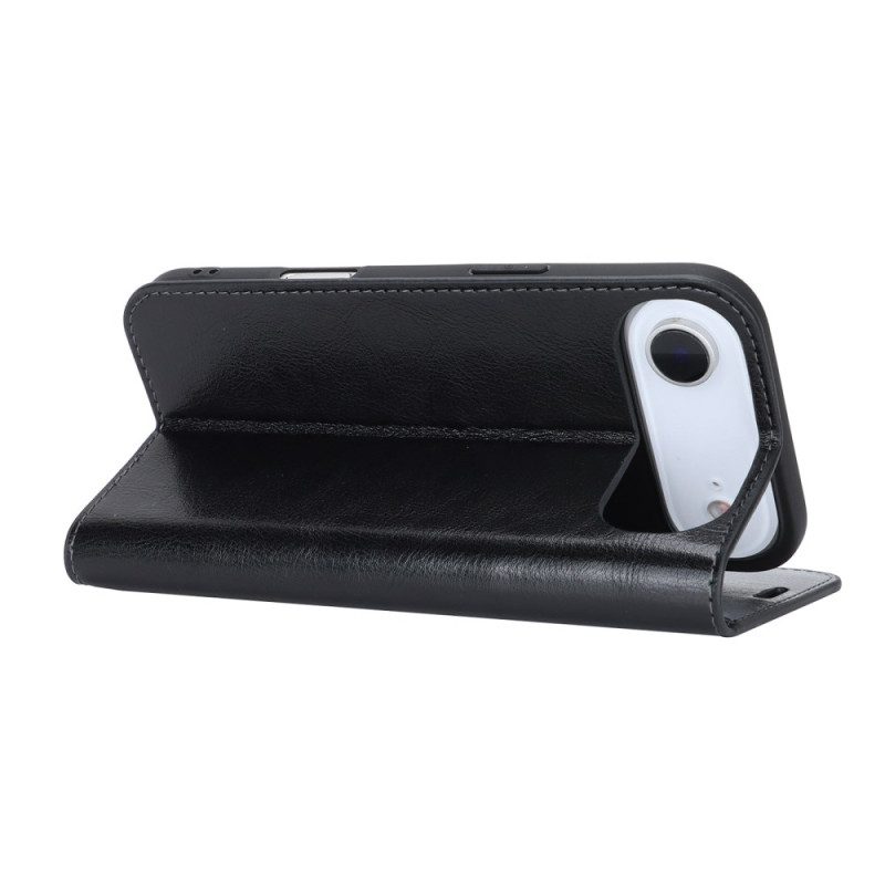 Folio-fodral iPhone Air Äkta Läder