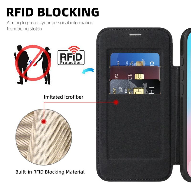 Folio-fodral iPhone Air Magsafe Kompatibel Med Rfid-korthållare