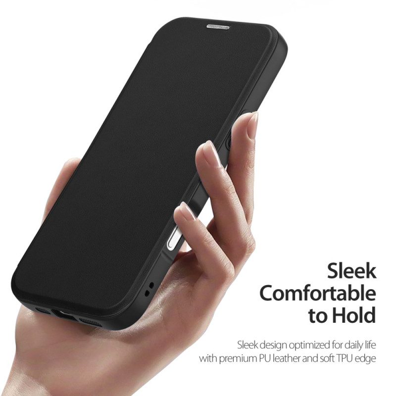 Folio-fodral iPhone Air Magsafe Skin X Pro-seriens Stativ Dux Ducis