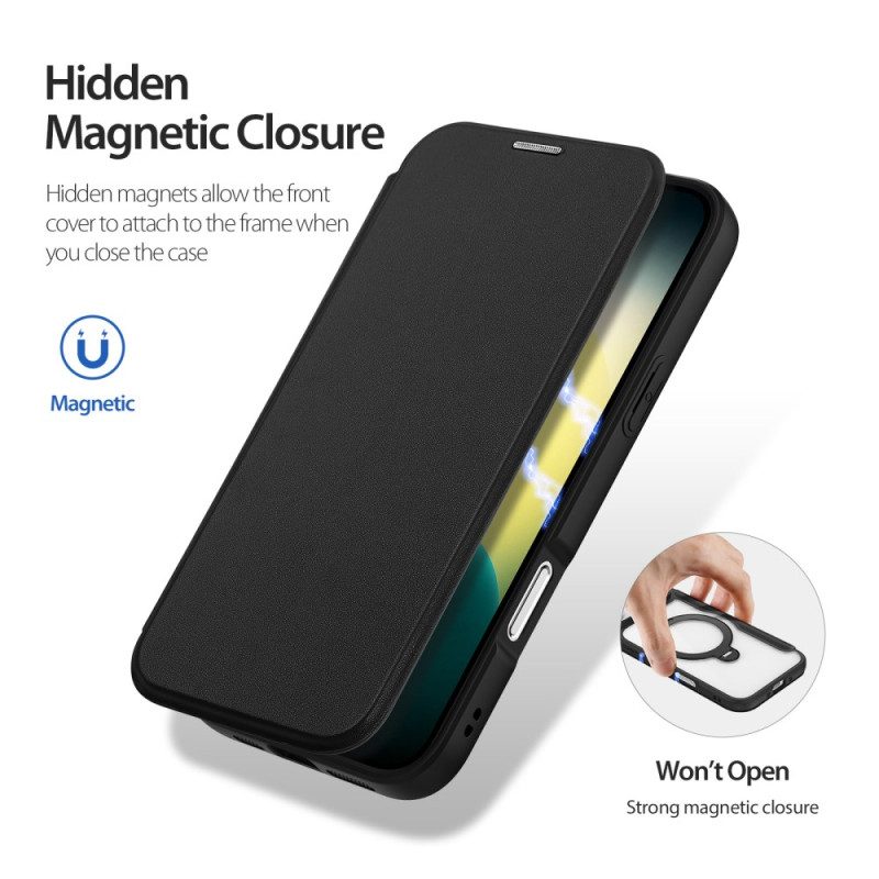Folio-fodral iPhone Air Magsafe Skin X Pro-seriens Stativ Dux Ducis