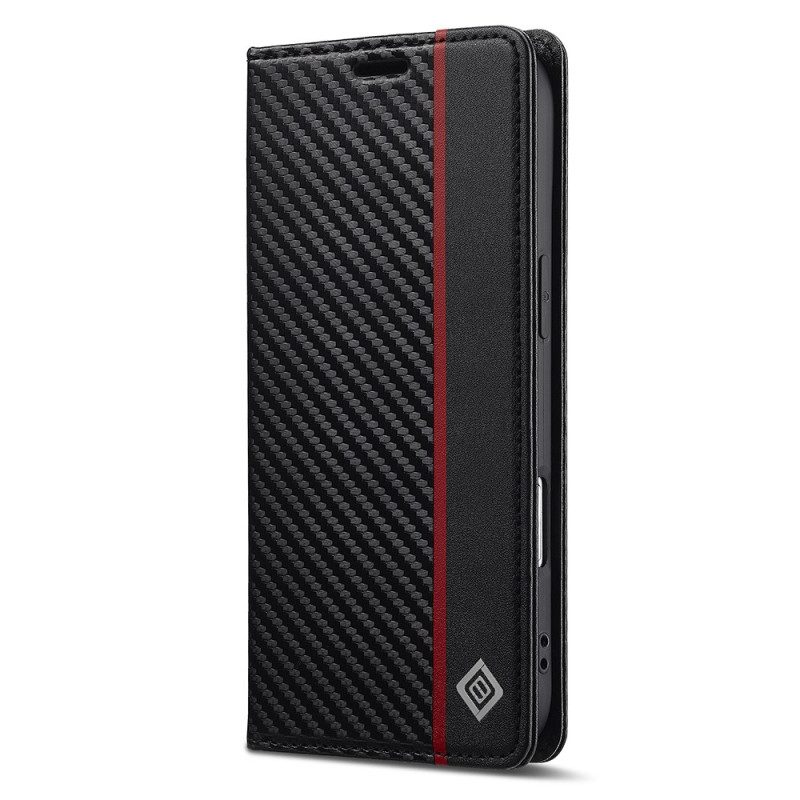 Folio-fodral iPhone Air Telefonfodral Kolfiber Lc.imeeke