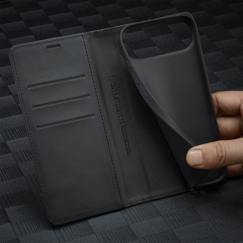 Folio-fodral iPhone Air Telefonfodral Kolfiber Lc.imeeke