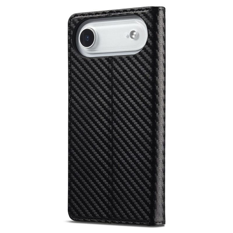 Folio-fodral iPhone Air Telefonfodral Kolfiber Lc.imeeke