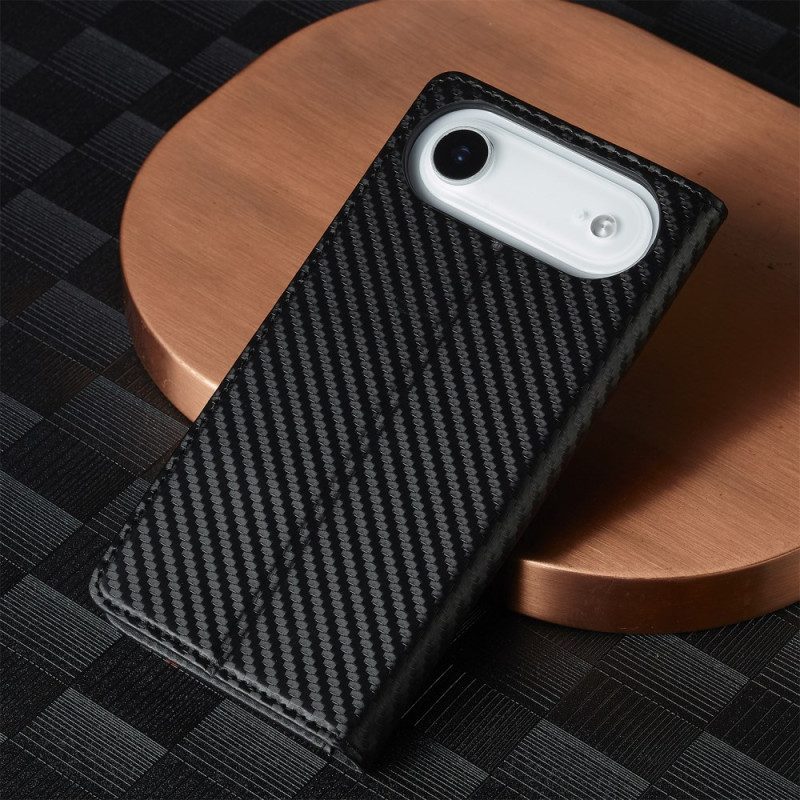 Folio-fodral iPhone Air Telefonfodral Kolfiber Lc.imeeke