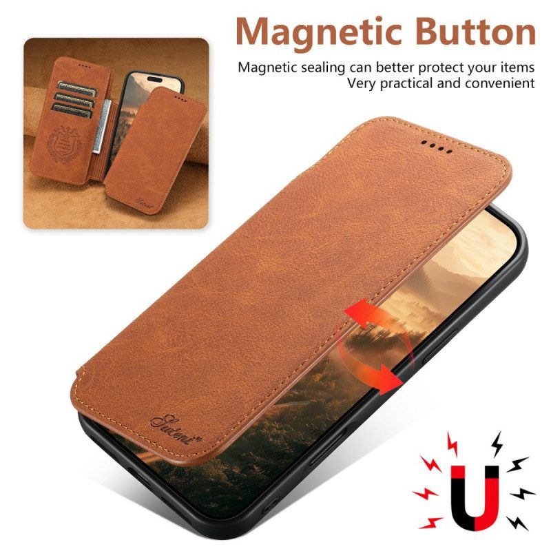 Folio-fodral iPhone Air Telefonfodral Ultratunt Magsafe Suteni