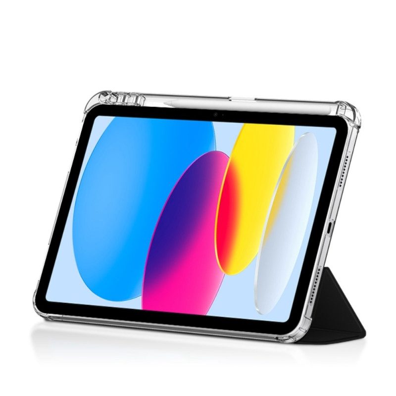 iPad (2025) Transparent Baksida Med Stylushållare