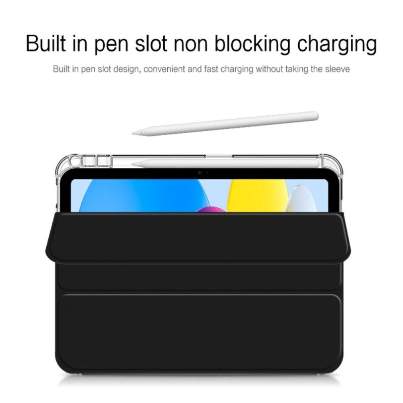 iPad (2025) Transparent Baksida Med Stylushållare