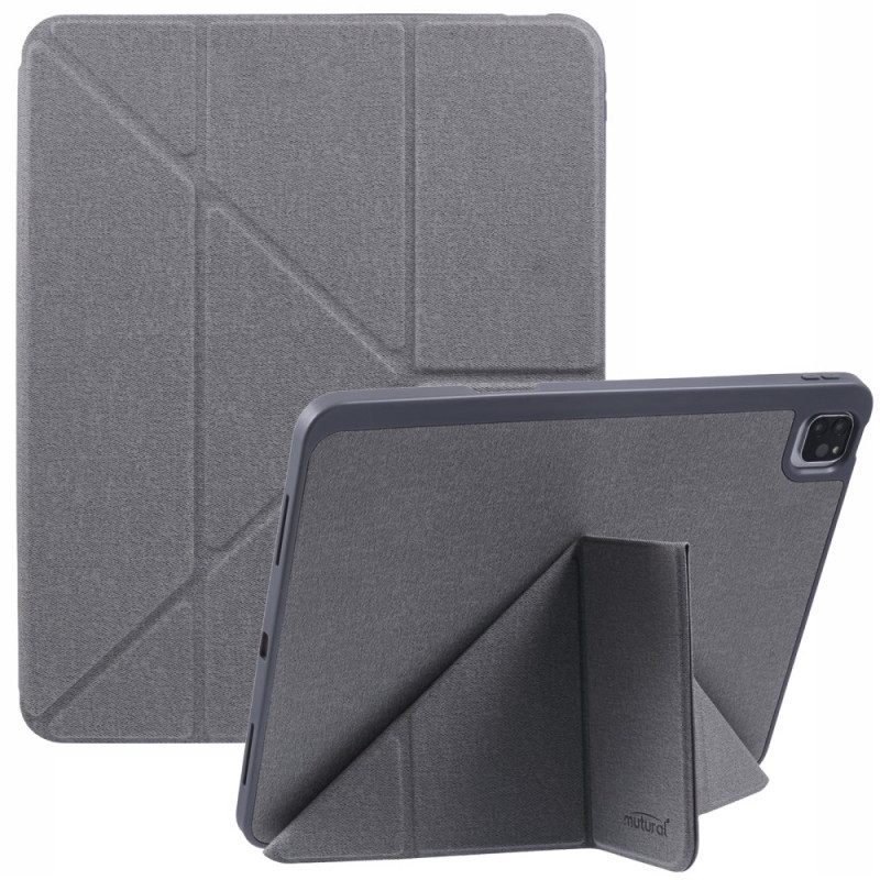 iPad Pro 13 (2025) Origami-stativ Och Möjligt Pennhållare