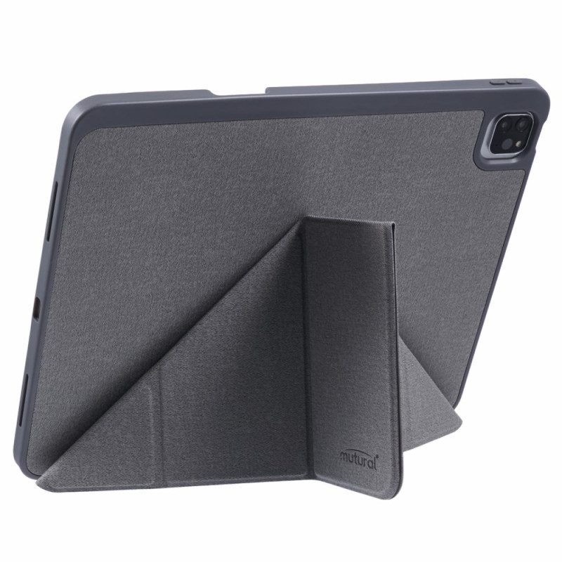 iPad Pro 13 (2025) Origami-stativ Och Möjligt Pennhållare