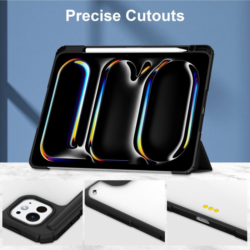 iPad Pro 13 (2025) Transparent Fodral I Konstläder