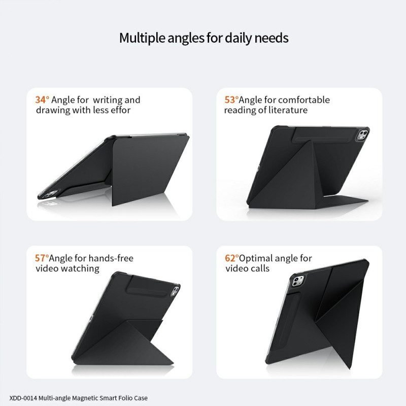 iPad Pro 13 (2025) Xundd-stativ Med Flera Vinklar