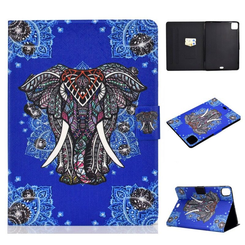 Läderfodral För iPad Air (2022) Elefantmandala