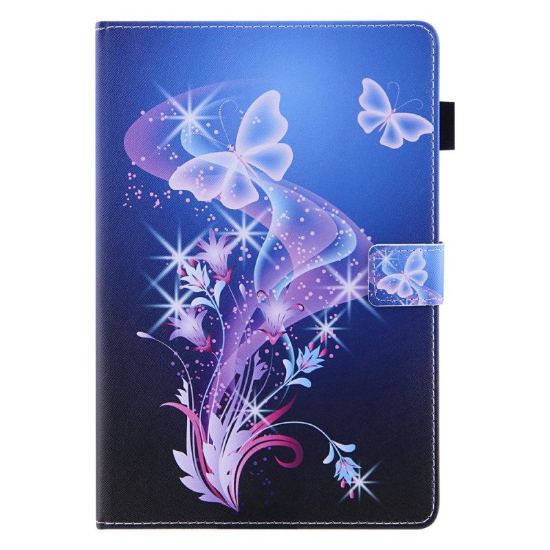 Läderfodral För iPad Mini 6 (2021) Färgglada Fjärilar