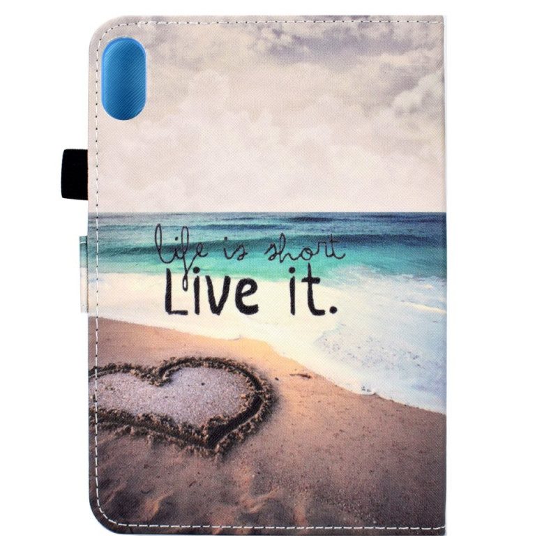 Läderfodral För iPad Mini 6 (2021) Live It Beach