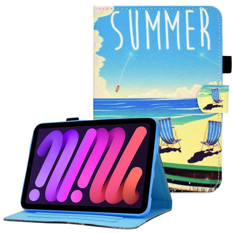 Läderfodral För iPad Mini 6 (2021) Strand