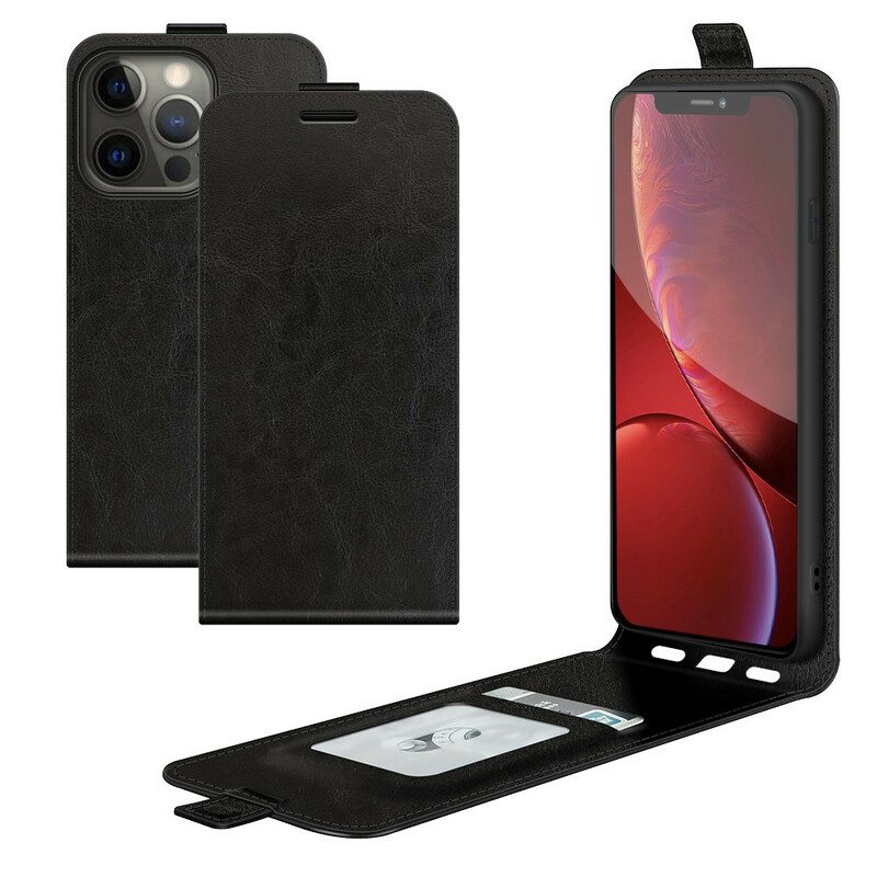 Läderfodral För iPhone 13 Pro Folio-fodral Vertikal Lädereffekt