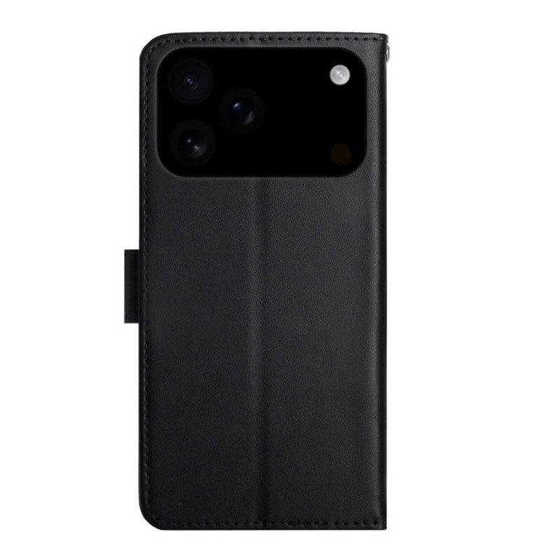 Läderfodral iPhone 17 Pro Telefonfodral Premiumläder