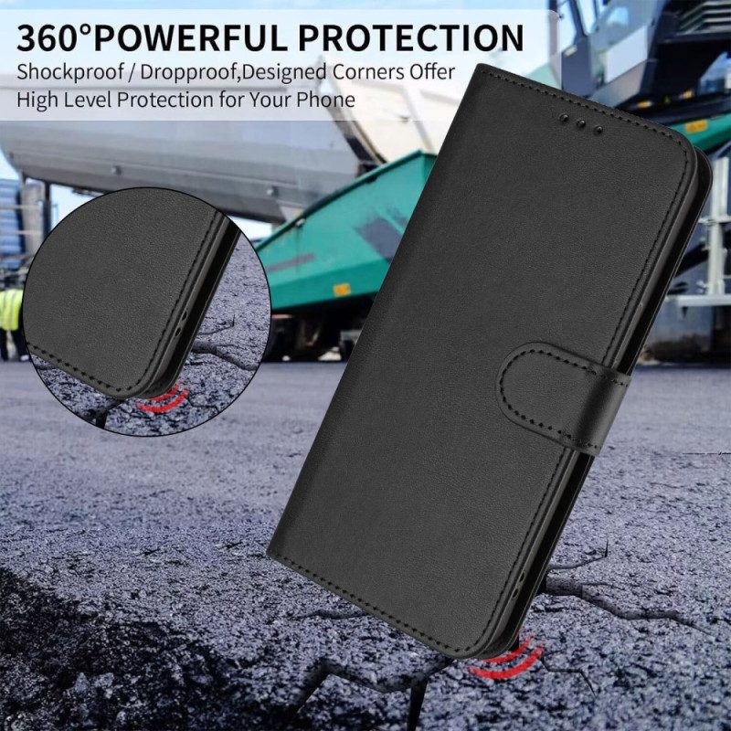 Läderfodral iPhone 17 Pro Telefonfodral Rfid-skydd