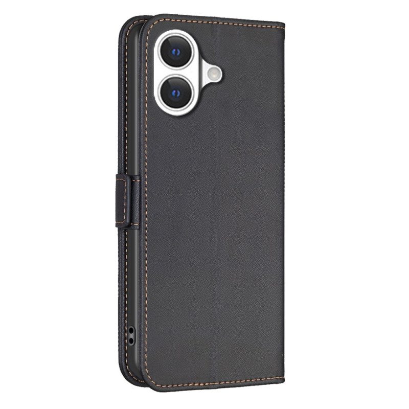 Läderfodral iPhone 17 Telefonfodral Klassisk Binfen-färg