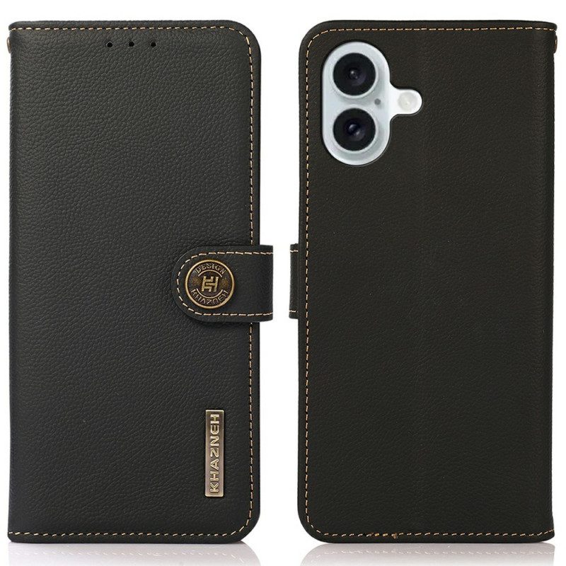 Läderfodral iPhone 17 Telefonfodral Klassisk Khazneh