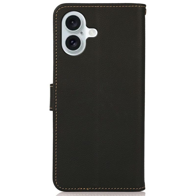 Läderfodral iPhone 17 Telefonfodral Klassisk Khazneh