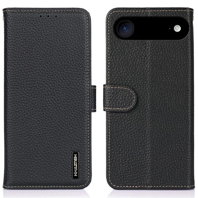Läderfodral iPhone Air Telefonfodral Litchi Läder Khazneh