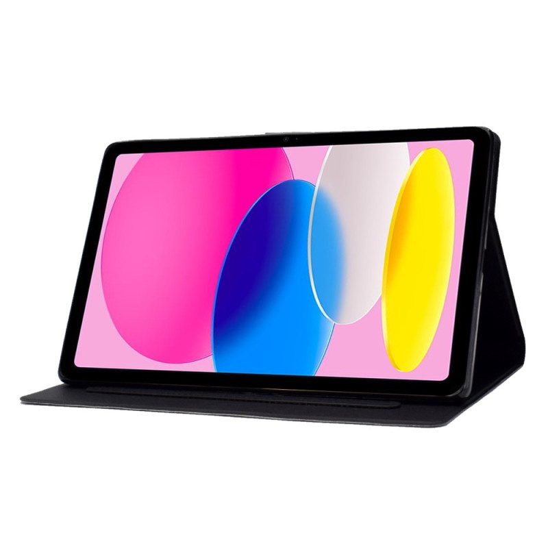 Läderskal Fodral iPad (2025) Abstraktion