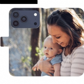 Läderskal Fodral iPhone 17 Pro Anpassad