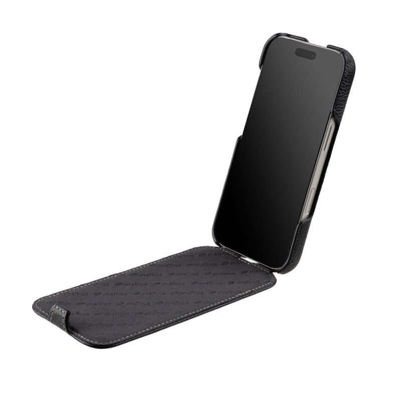Läderskal Fodral iPhone 17 Pro Magsafe-kompatibelt Med Premium Vertical Flip Cover