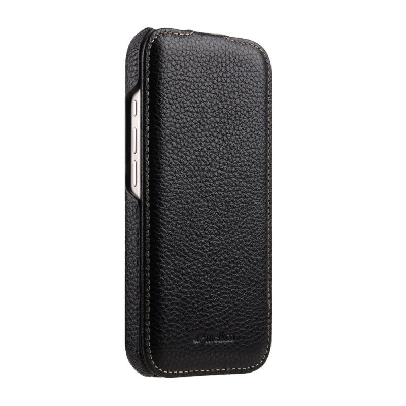 Läderskal Fodral iPhone 17 Pro Magsafe-kompatibelt Med Premium Vertical Flip Cover