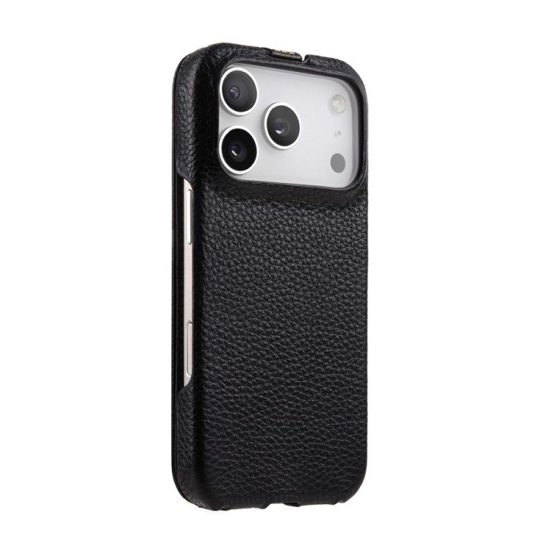 Läderskal Fodral iPhone 17 Pro Magsafe-kompatibelt Med Premium Vertical Flip Cover