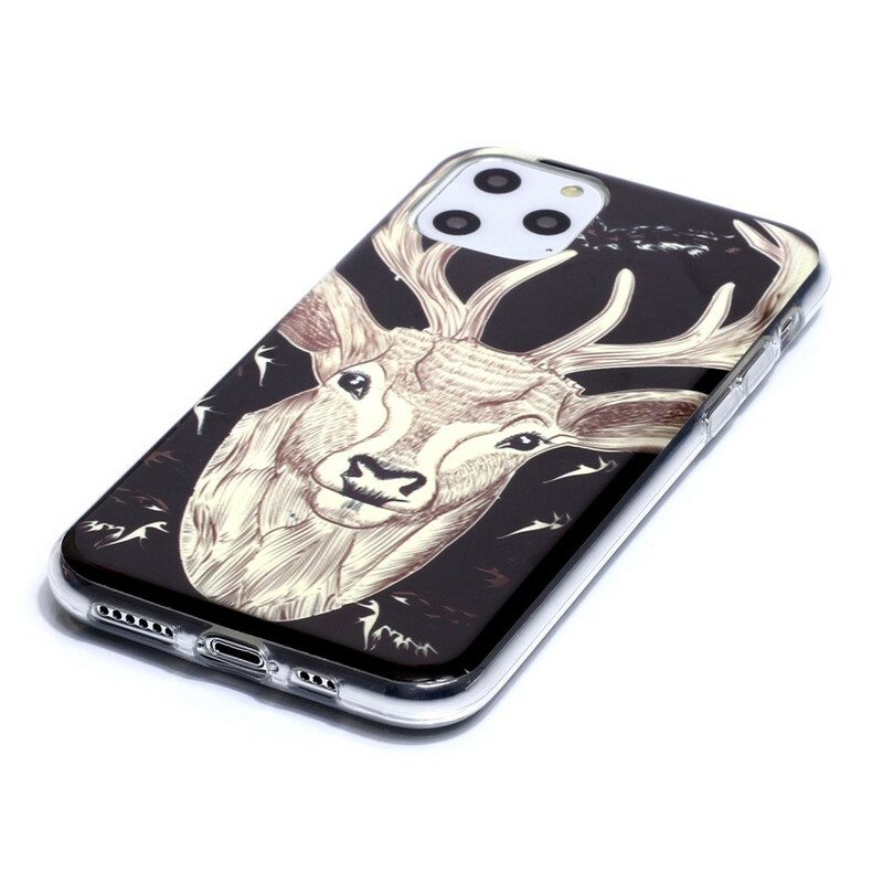 Mobilskal För iPhone 11 Pro Fluorescerande Majestic Stag