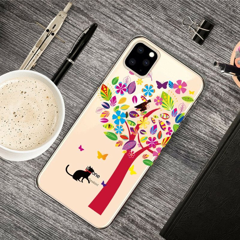 Mobilskal För iPhone 11 Pro Katt Under Trädet