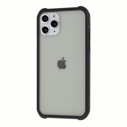 Mobilskal För iPhone 11 Pro Max Härdat Glas Och Silikon Med Skärmfilm