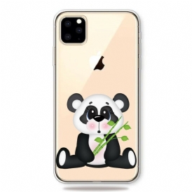 Mobilskal För iPhone 11 Pro Max Transparent Sad Panda