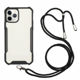 Mobilskal För iPhone 12 Mini Hybrid Med Färgad Sladd