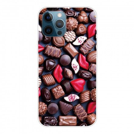 Mobilskal För iPhone 12 / 12 Pro Choklad Flexibel