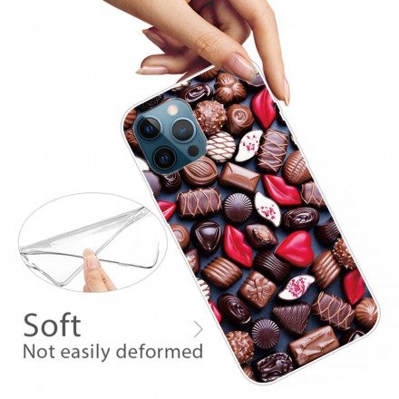 Mobilskal För iPhone 12 / 12 Pro Choklad Flexibel