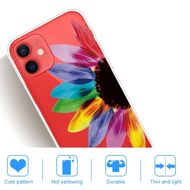 Mobilskal För iPhone 13 Mini Färgstark Blomma