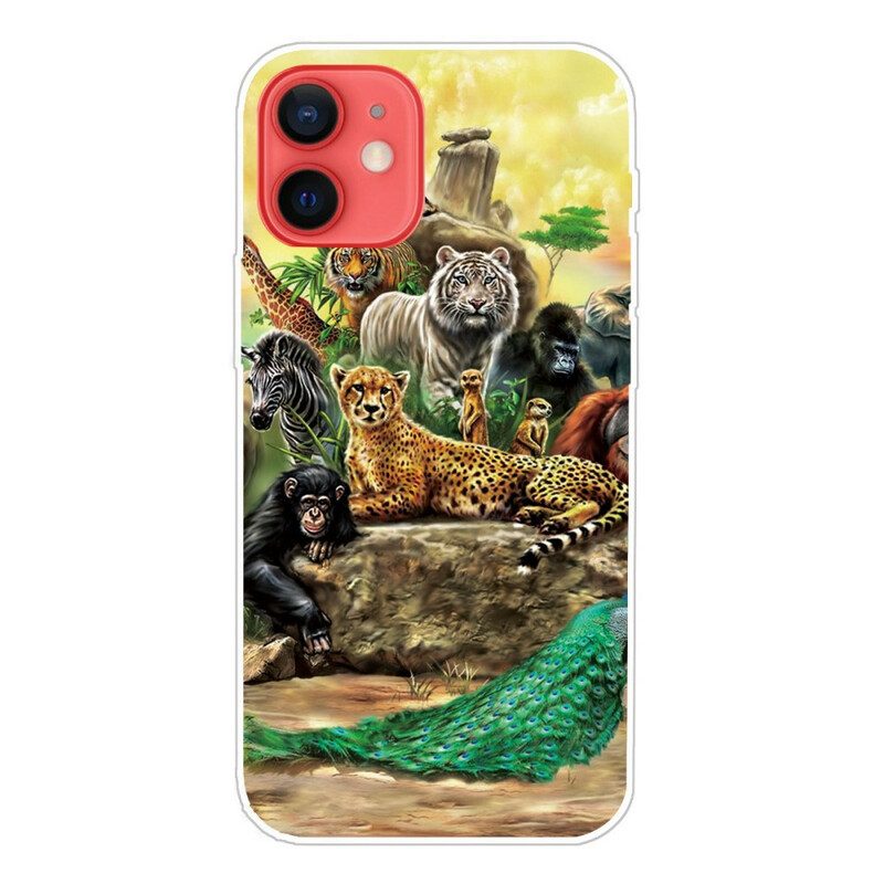Mobilskal För iPhone 13 Mini Safaridjur