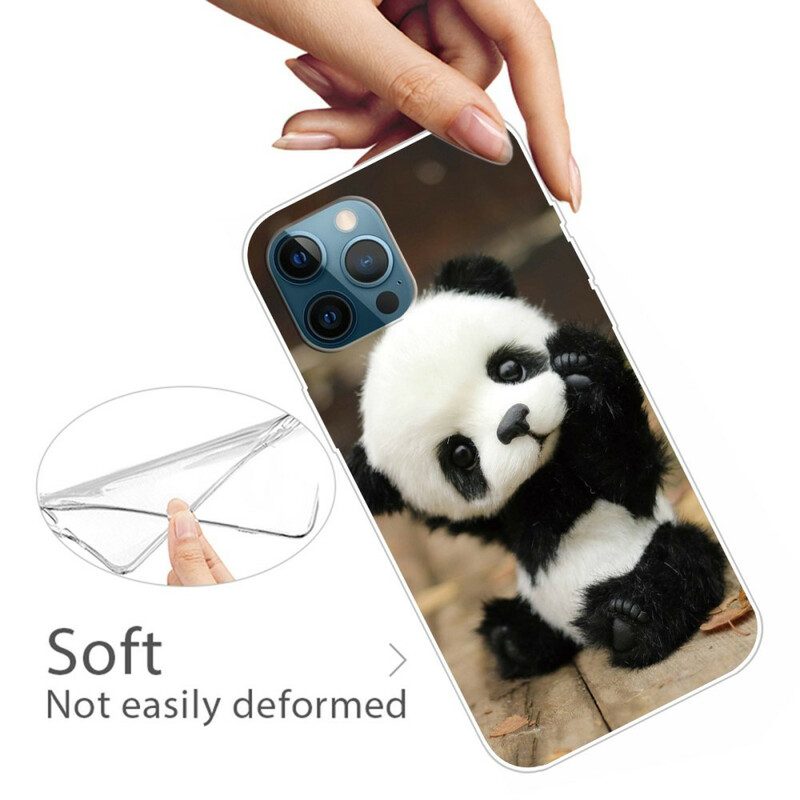Mobilskal För iPhone 13 Pro Max Flexibel Panda