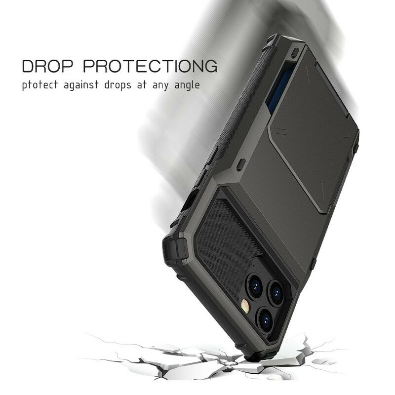 Mobilskal För iPhone 13 Pro Max Flip Style Korthållare