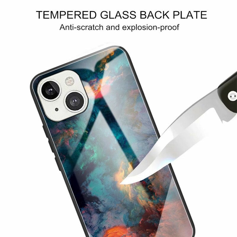 Mobilskal För iPhone 13 Pro Max Himmelhärdat Glas