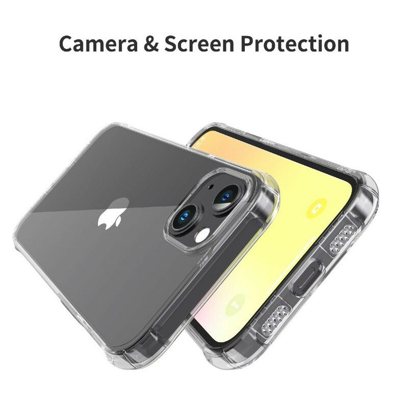 Mobilskal För iPhone 13 Pro Max Transparenta Leeu Skyddskuddar
