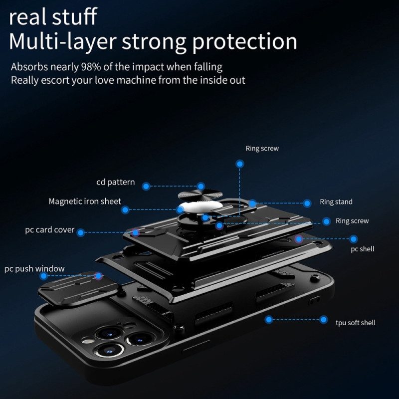 Mobilskal För iPhone 14 Pro Max Multifunktionell