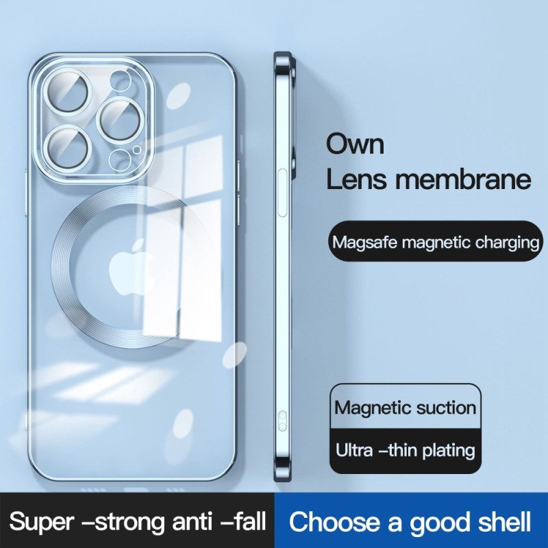 Mobilskal För iPhone 14 Pro Max Transparent Magsafe-kompatibel