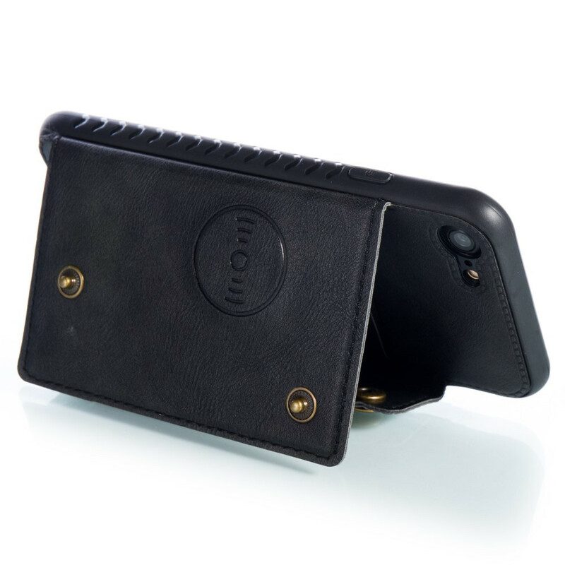Mobilskal För iPhone SE 3 / SE 2 / 8 / 7 Plånboksfodral Snap-plånbok