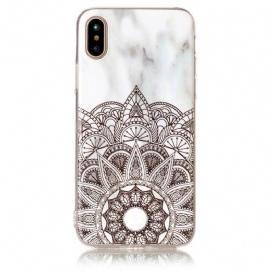 Mobilskal För iPhone X / XS Marmor Mandala