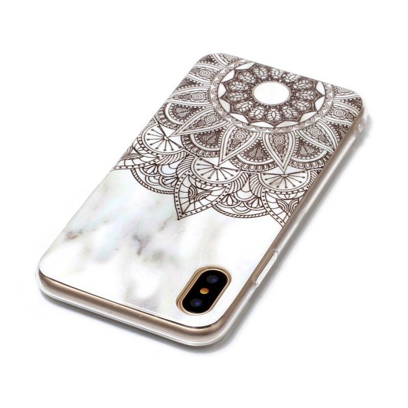 Mobilskal För iPhone X / XS Marmor Mandala